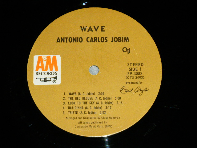 ANTONIO CARLOS JOBIM - WAVE (Ex+/MINT-, Ex+++ Looks:Ex++) / 1968 US ...